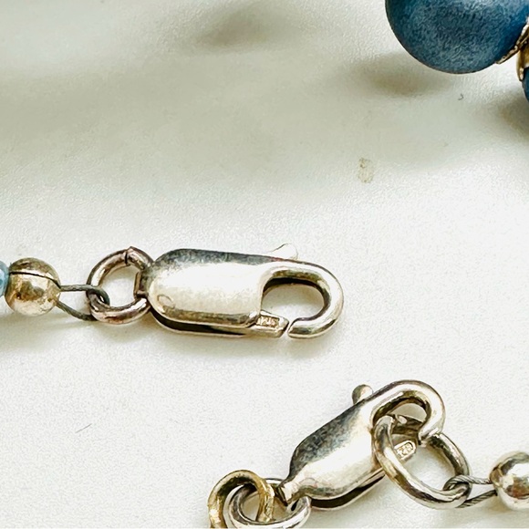 Vintage Blue Crystal Demi Parure Bracelet Set - Picture 8 of 12